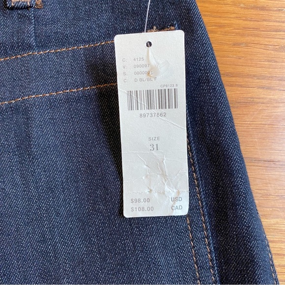 Anthropologie Maeve Dark Blue Jean Shorts - Picture 3 of 5